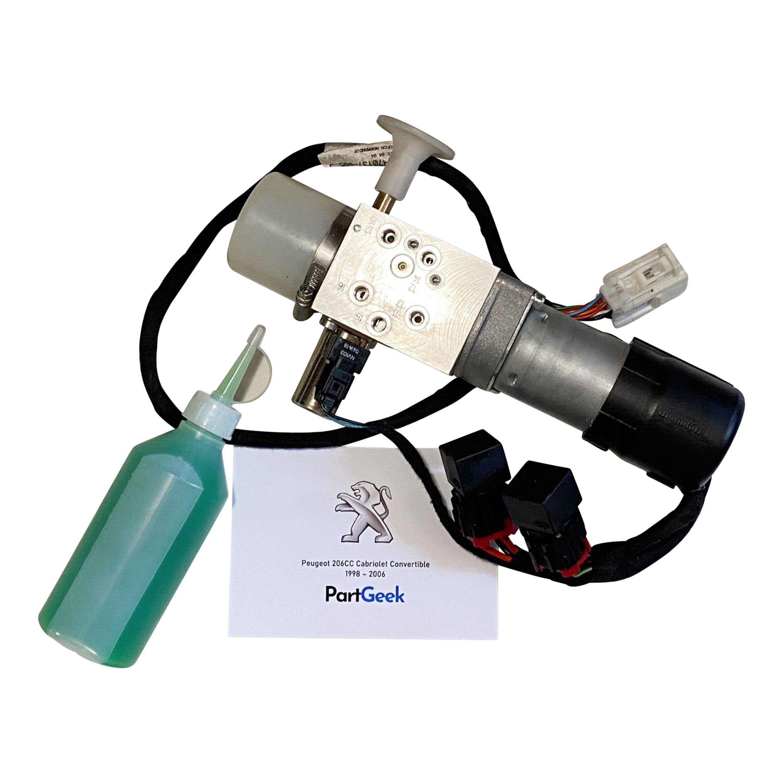 Peugeot 206CC Cabriolet Convertible Roof Pump – Whole Unit (1998 – 2006)