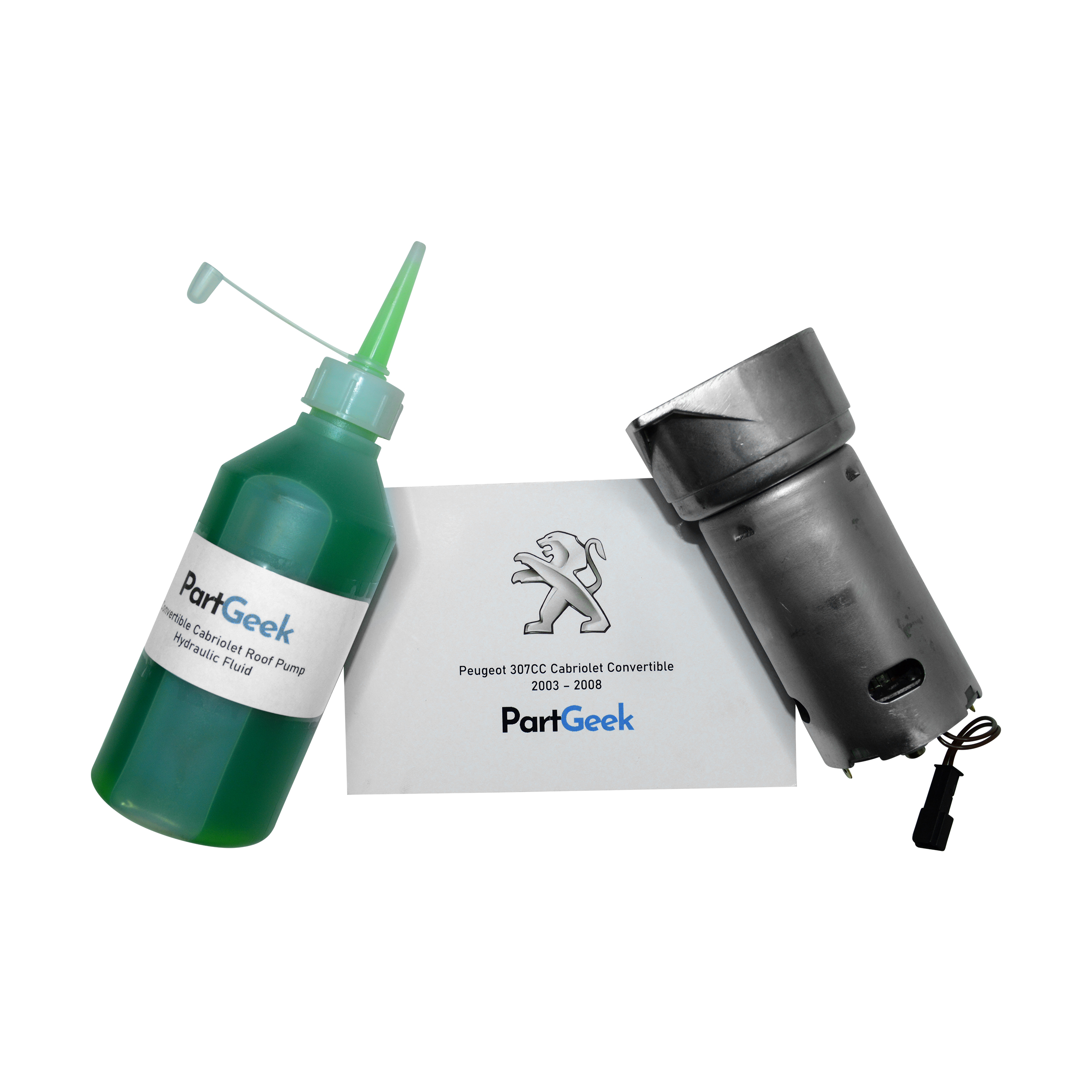 Peugeot 307CC - Cabriolet Convertible - Replacement Roof Pump Motor - (2003 - 2008)