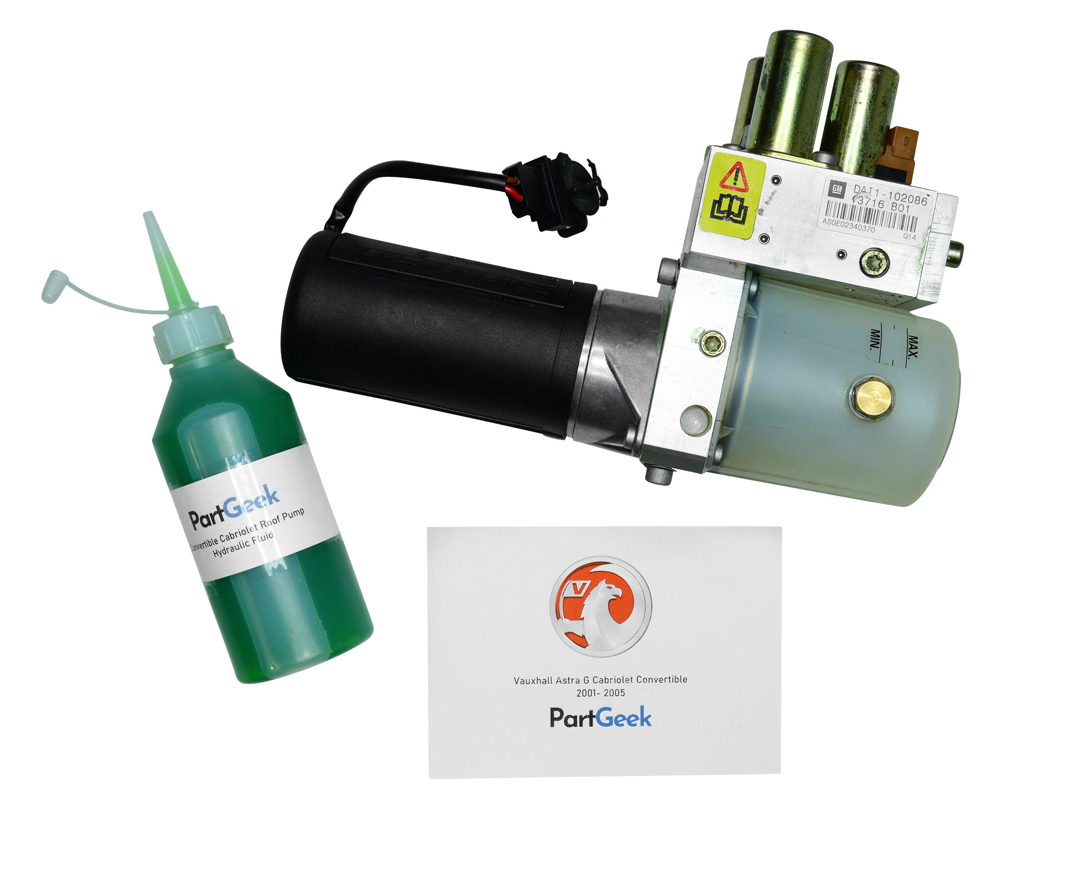 Vauxhall Astra (G) Cabriolet Convertible Roof Pump – Whole Unit -  (2001 - 2004) - DAI1102086