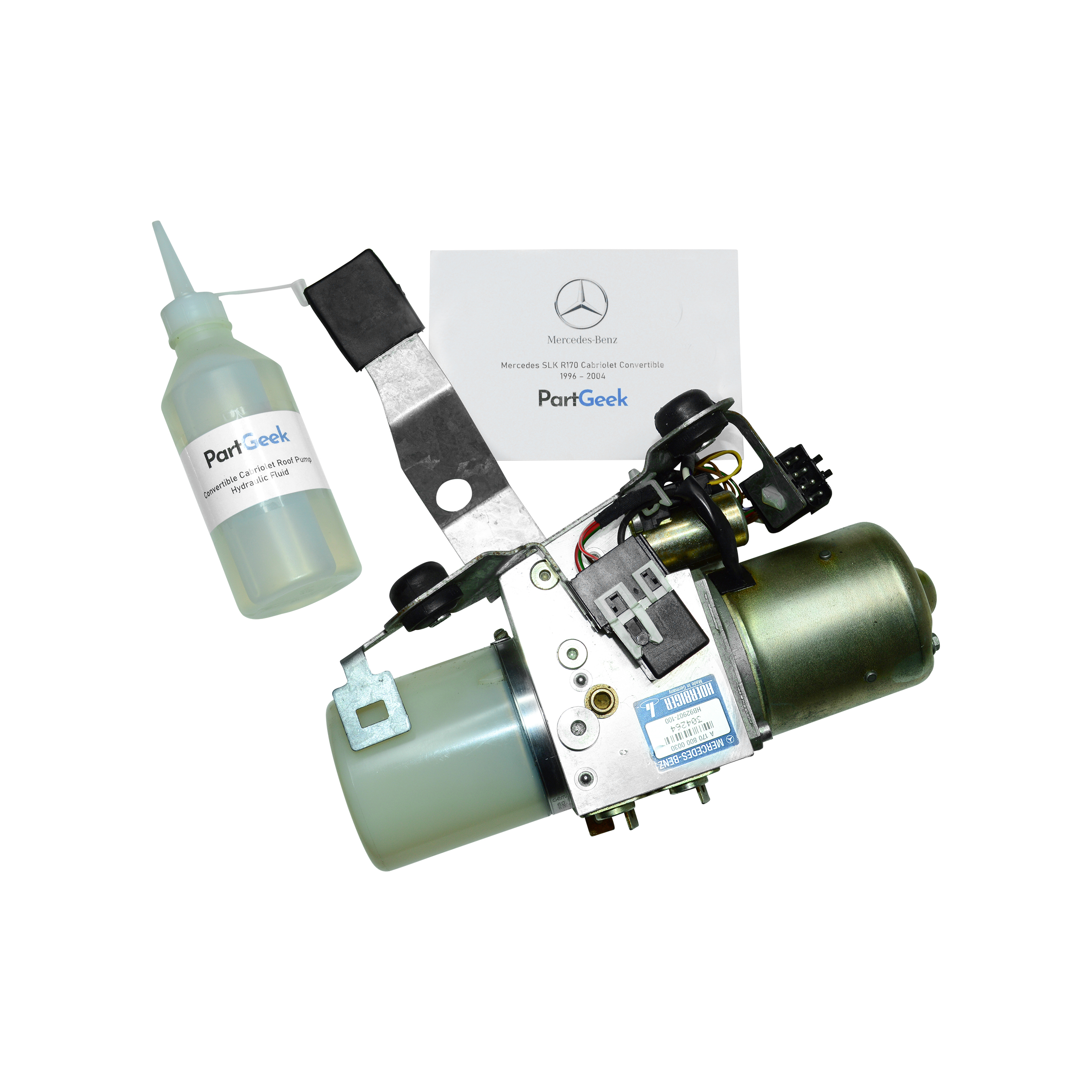Copy of SLK R170 - Roof pump copy Mercedes SLK R170 - Cabriolet Convertible Roof Pump – Whole Unit - (1996 - 2004) A1708000030 - Image 1