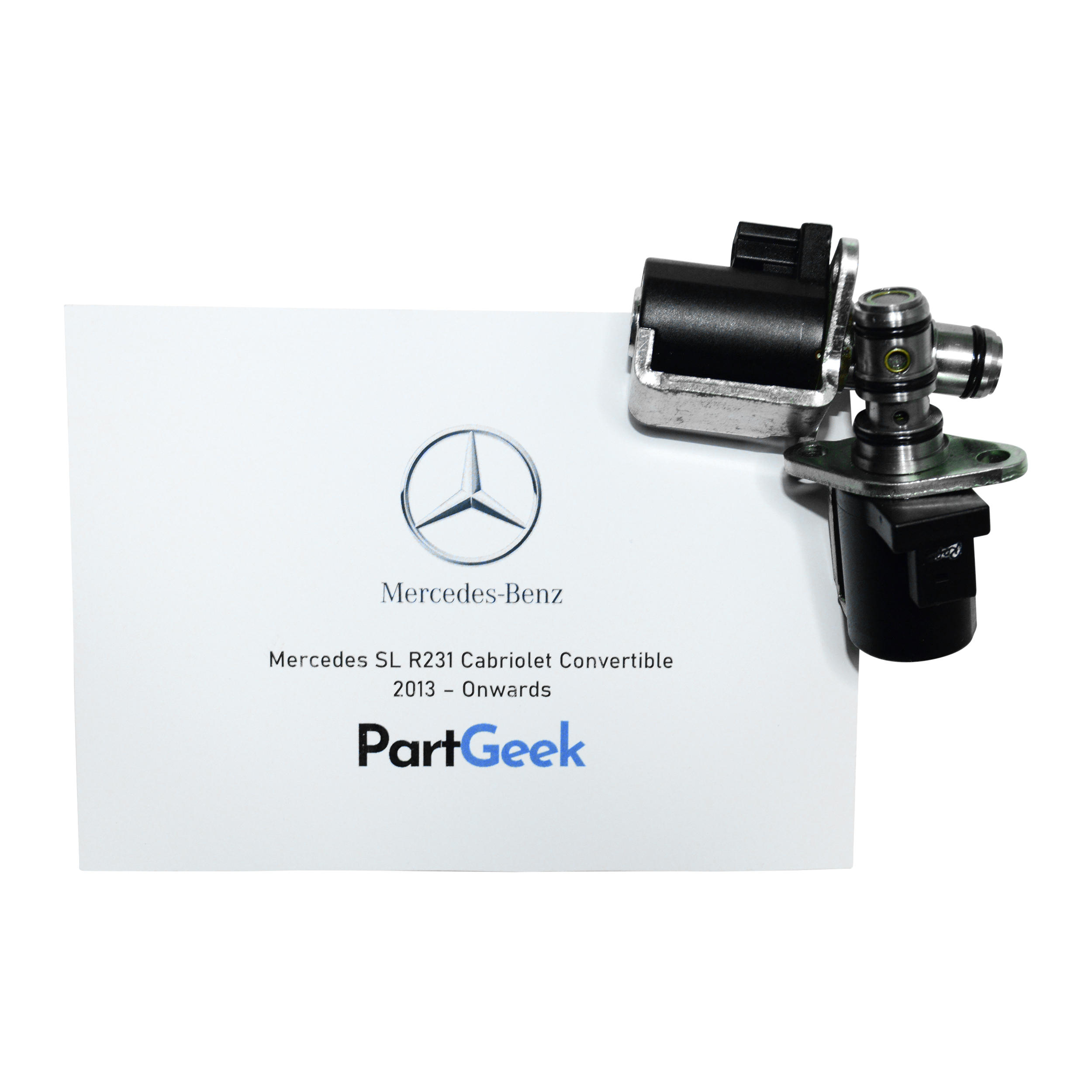 R231 (Mercedes) solenoid only . Mercedes SL R231 Roadster Cabriolet Convertible Roof Pump – Solenoid ONLY (2013 - On) - Image 1