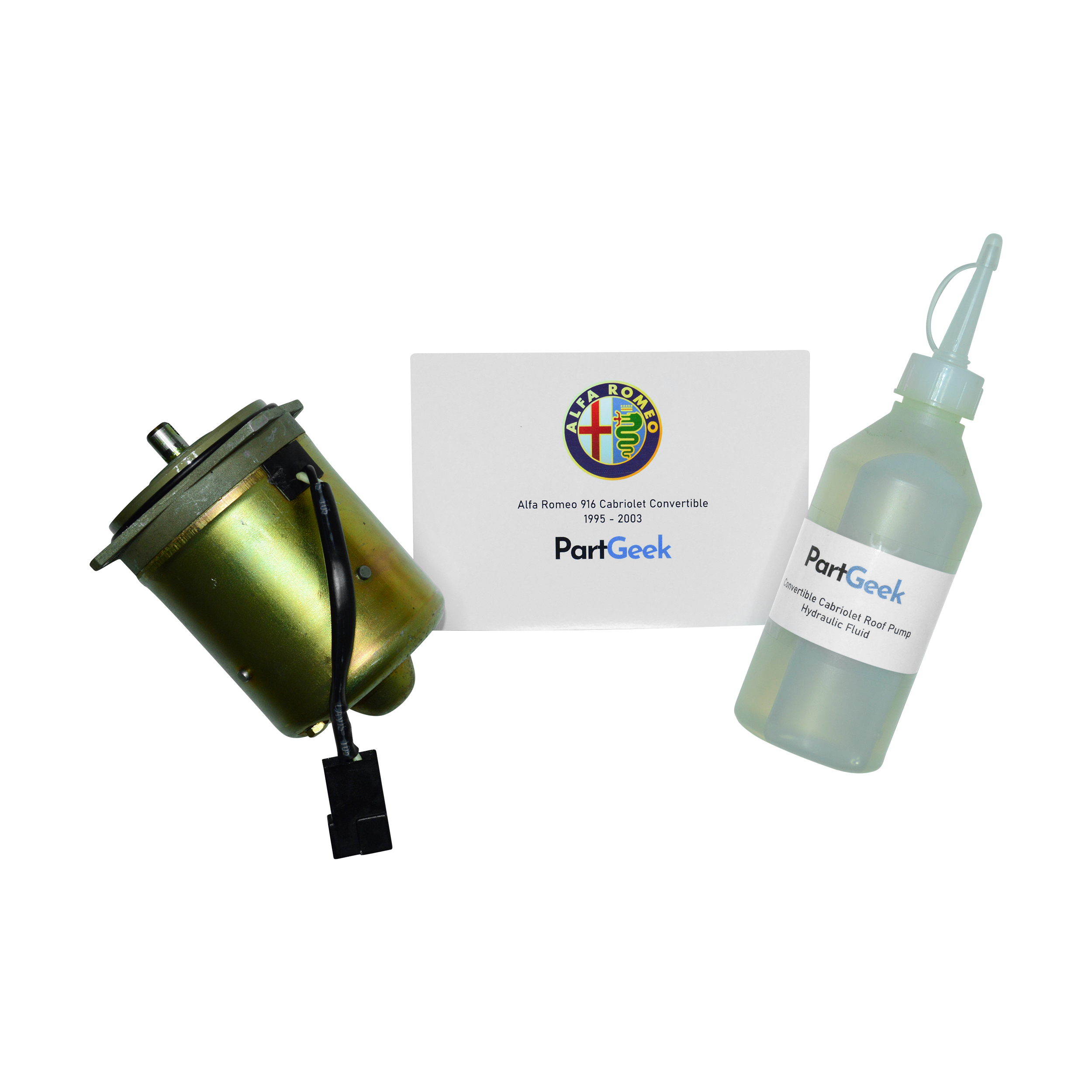 Alfa Romeo 916 - Cabriolet Convertible - Replacement Roof Pump Motor - (1995 - 2003) 60616716, 60615759