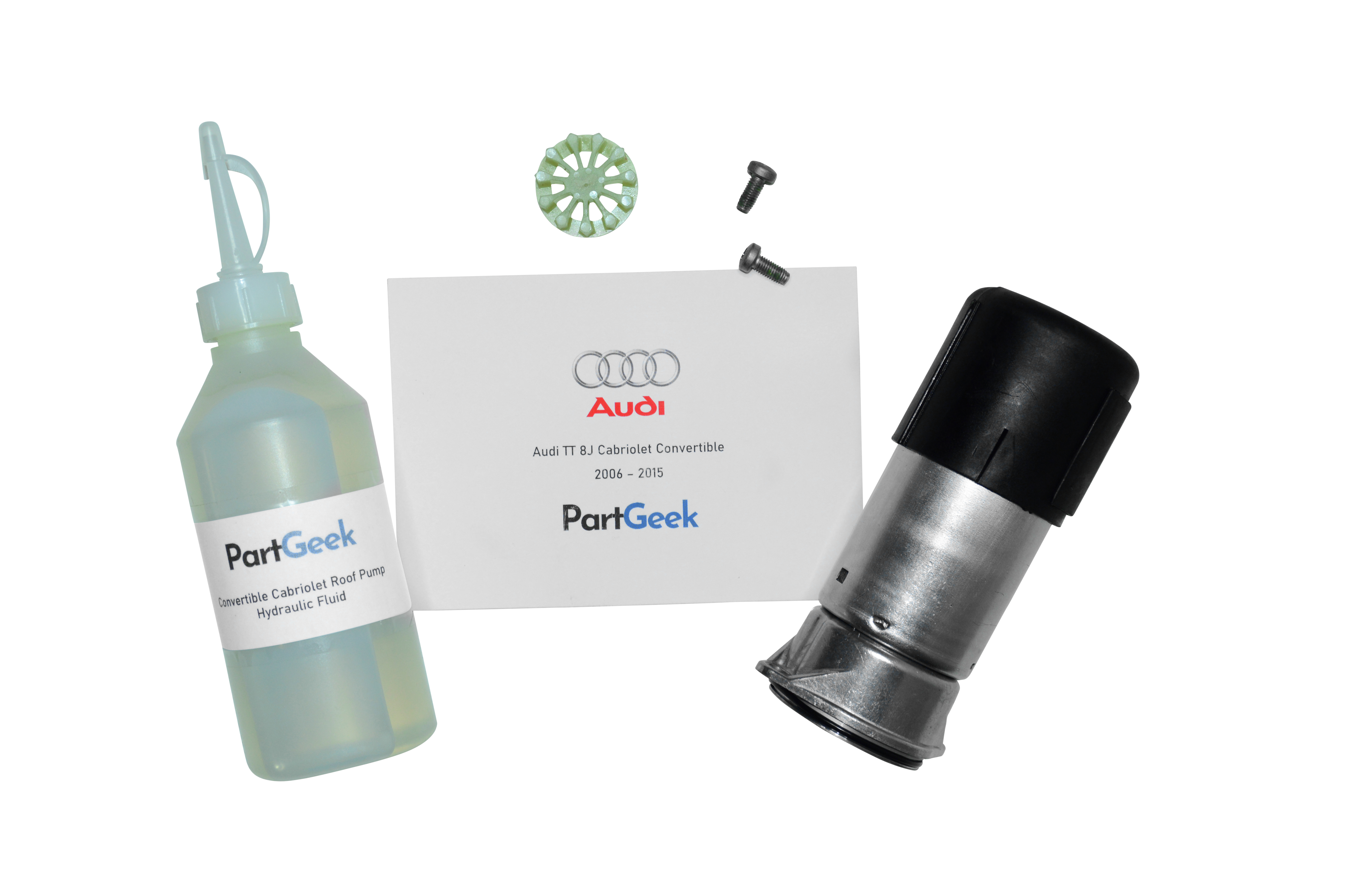 Audi TT Mk2 Roof motor only (1) Audi TT Mk2 - Cabriolet Convertible - Replacement Roof Pump Motor - (2006 - 2014) 8J7871791 - Image 1