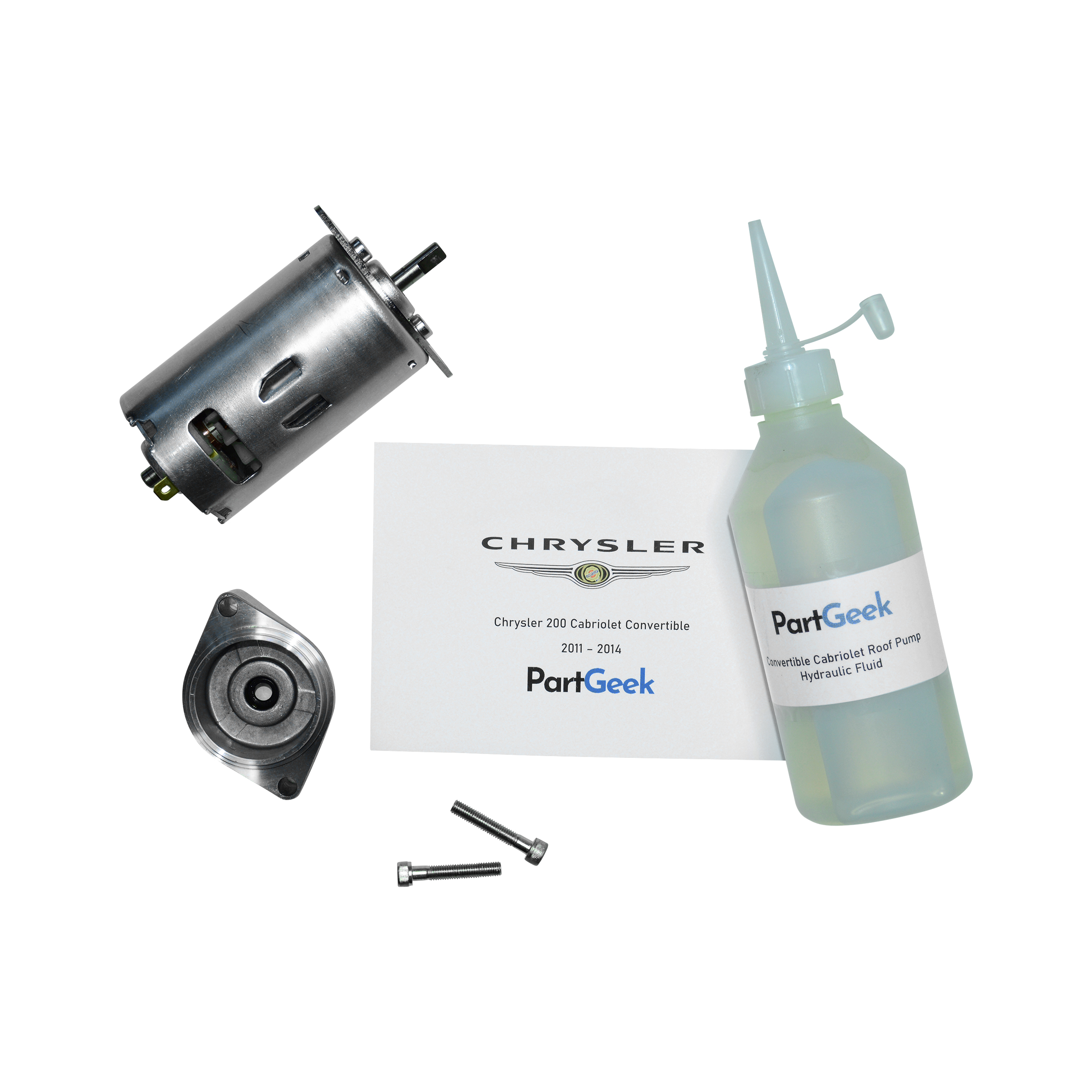 Chrysler 200 - Cabriolet Convertible - Replacement Roof Pump Motor - (2011 - 2014) 68027037AA