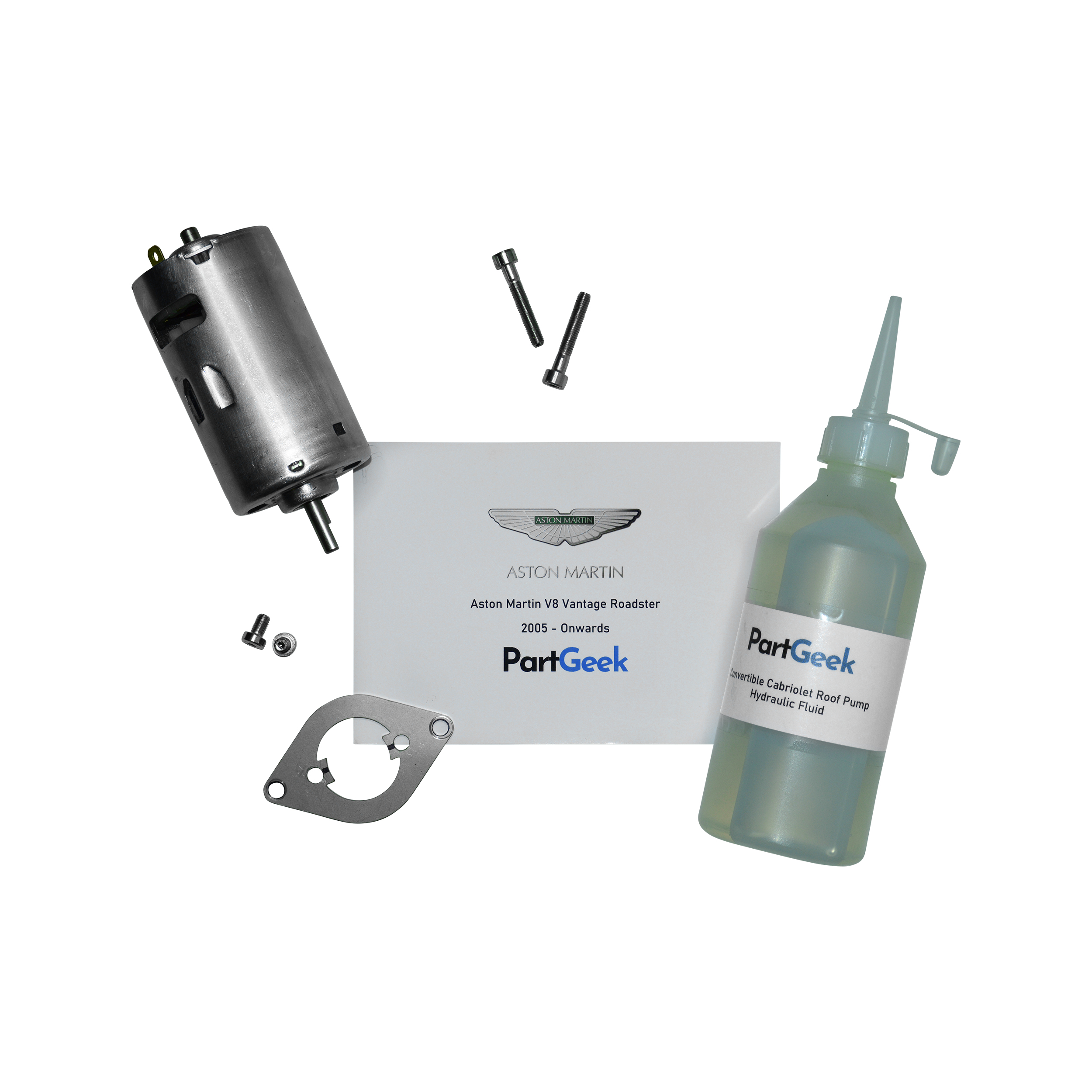 Copy of Aston martin V8 Motor only copy Aston Martin V8 Vantage Roadster - Cabriolet Convertible - Replacement Roof Pump Motor - (2003 - On) - Image 1