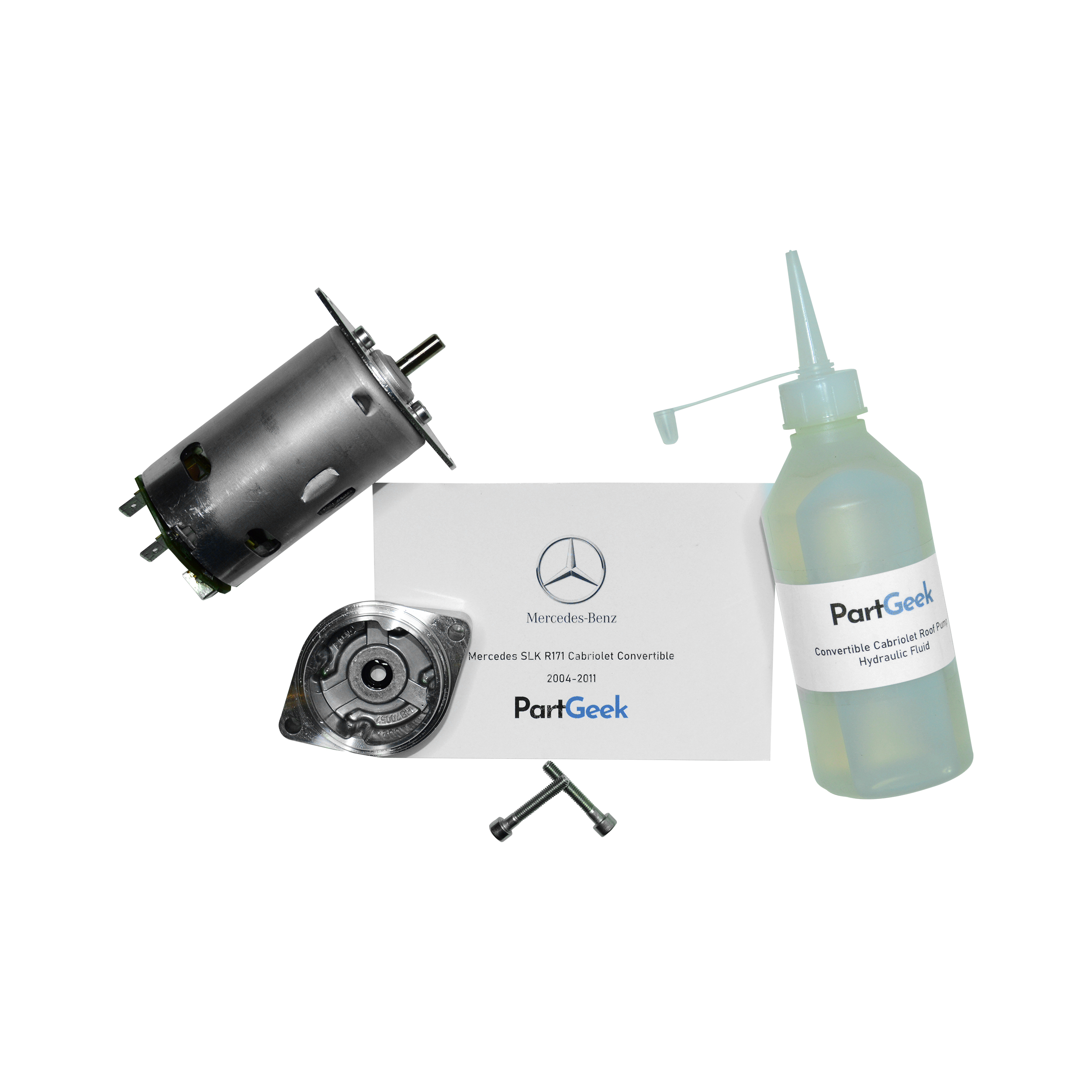 Copy of SLK R171 roof motor Only copy Mercedes SLK R171 - Cabriolet Convertible - Replacement Roof Pump Motor - (2004 - 2011) A171800030, A1718000148 - Image 1