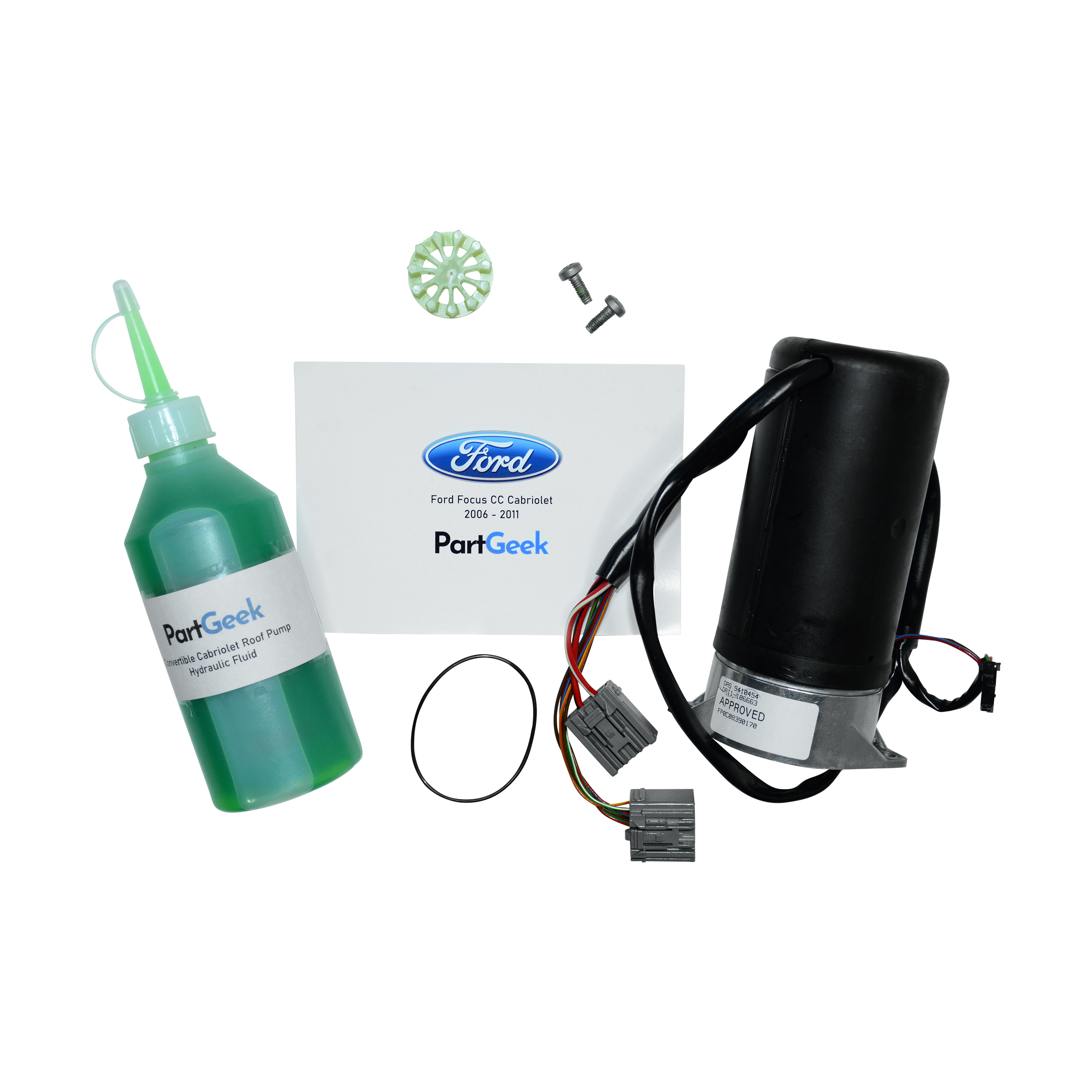 Ford Focus CC - Cabriolet Convertible - Replacement Roof Pump Motor - (2006 - 2011) OAS9410454