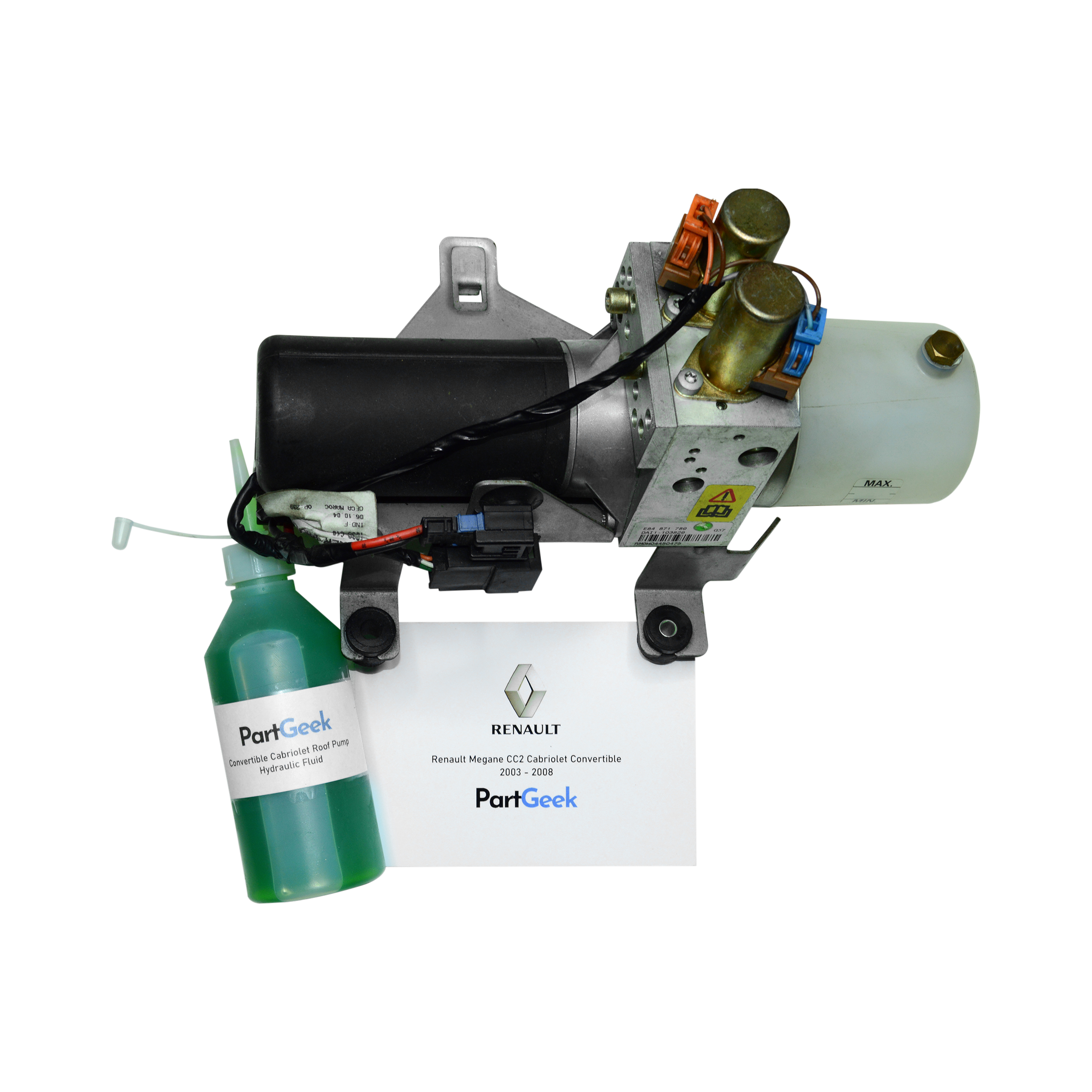 Renault Megane Mk2 - Replacement Roof Pump – Whole Unit (2003 - 2008) E84871789