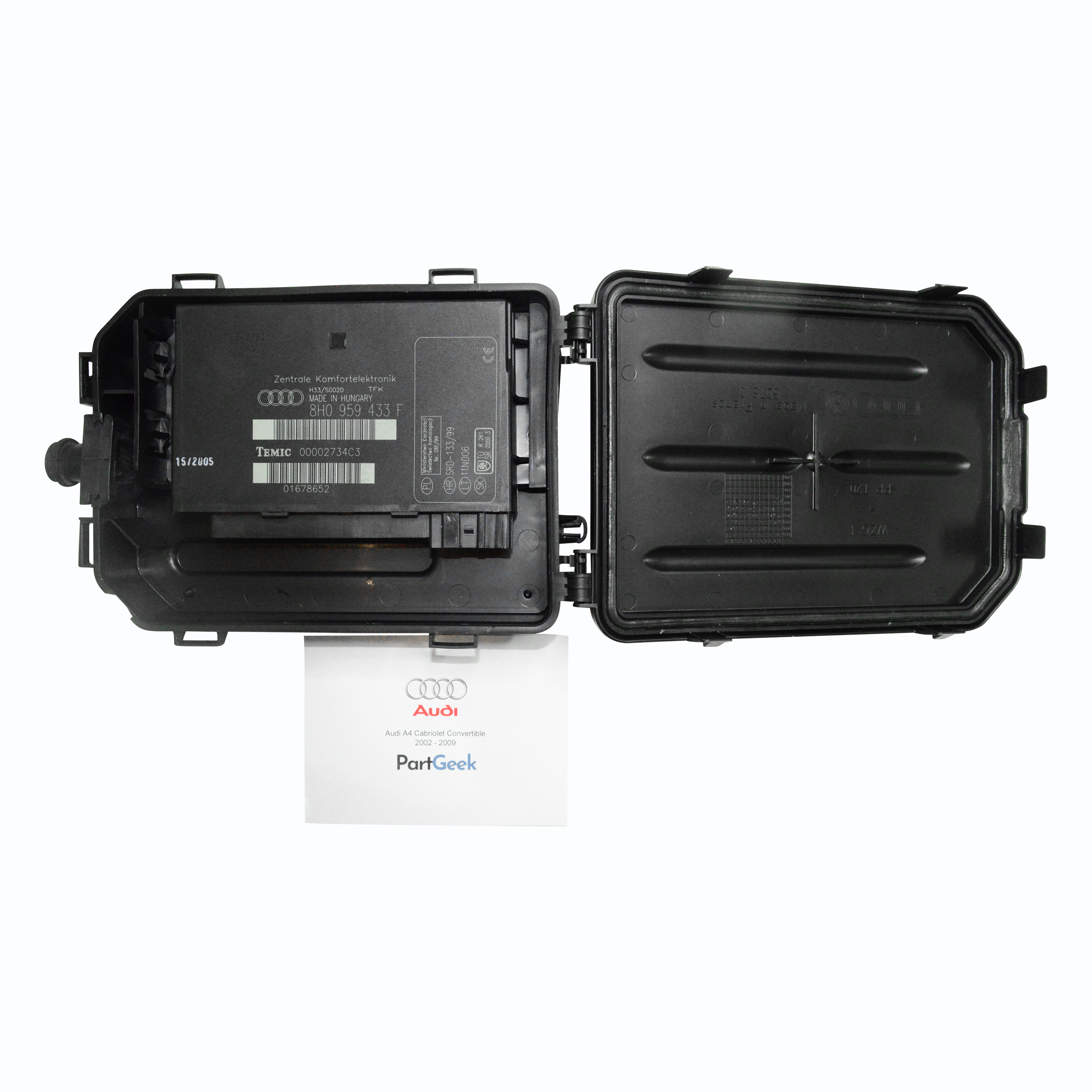 Audi A4 Convertible - CCM Comfort Control Module - (2002 - 2009) 8H0959433F
