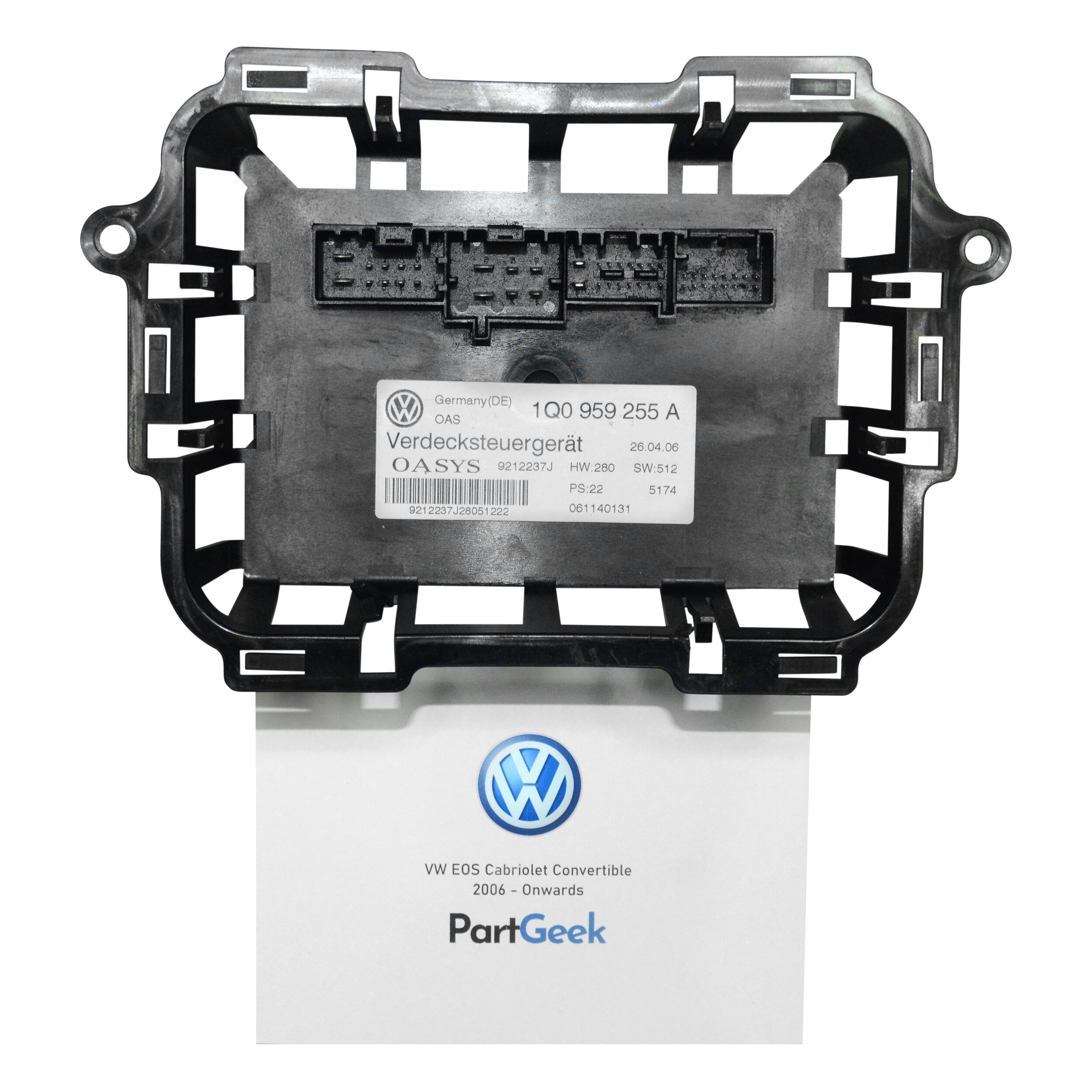 Volkswagen EOS - Cabriolet Convertible - Roof Control Module/ Basket - (2006 - On) 1Q0959255A