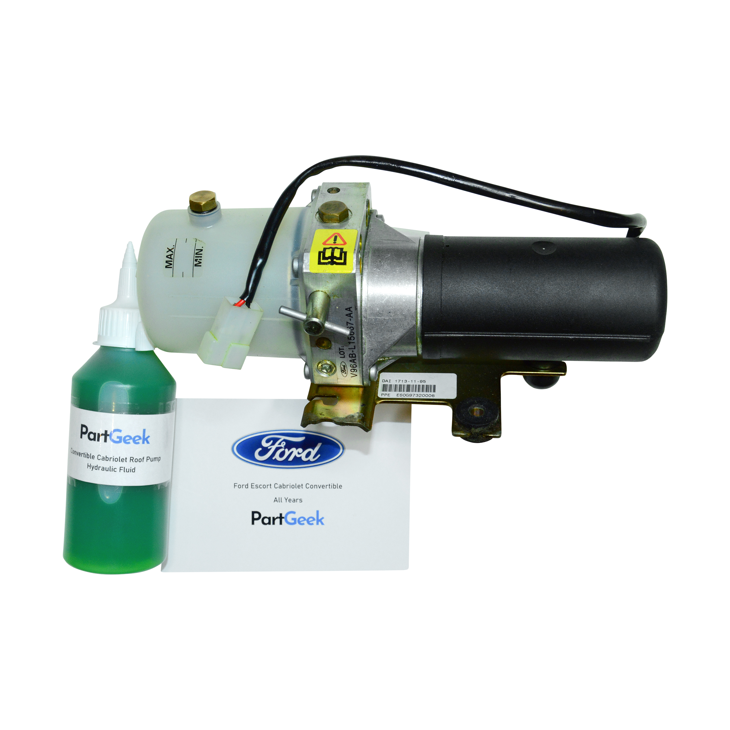 Ford Escort – Convertible - Roof Pump – Whole Unit – (V96AB-L15667-AA)