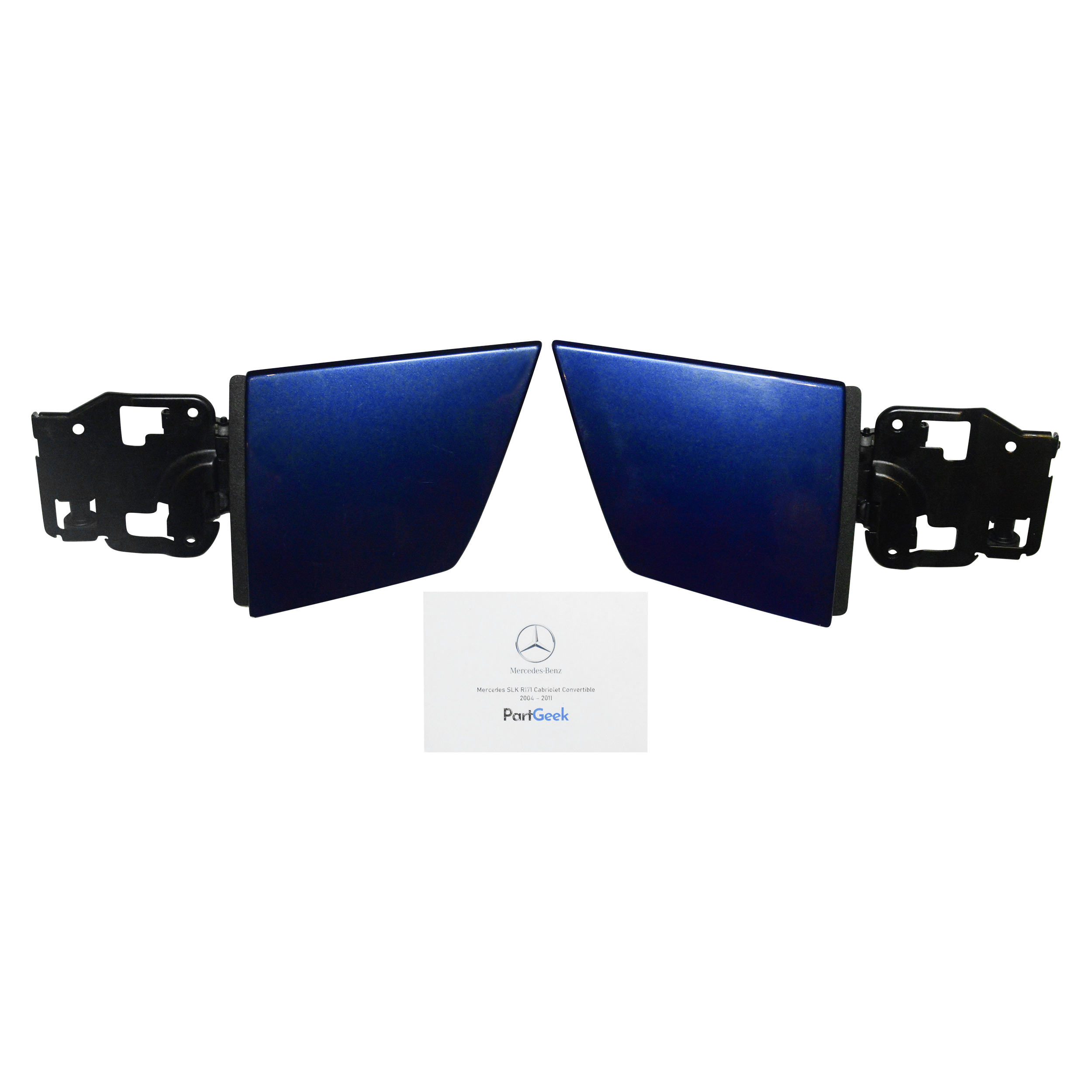 Mercedes CLK A209 W209 – Convertible Roof Flaps – Pair - Blue (2003 – 2010)